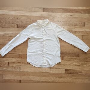 Everlane The Slim Silk Shirt - White